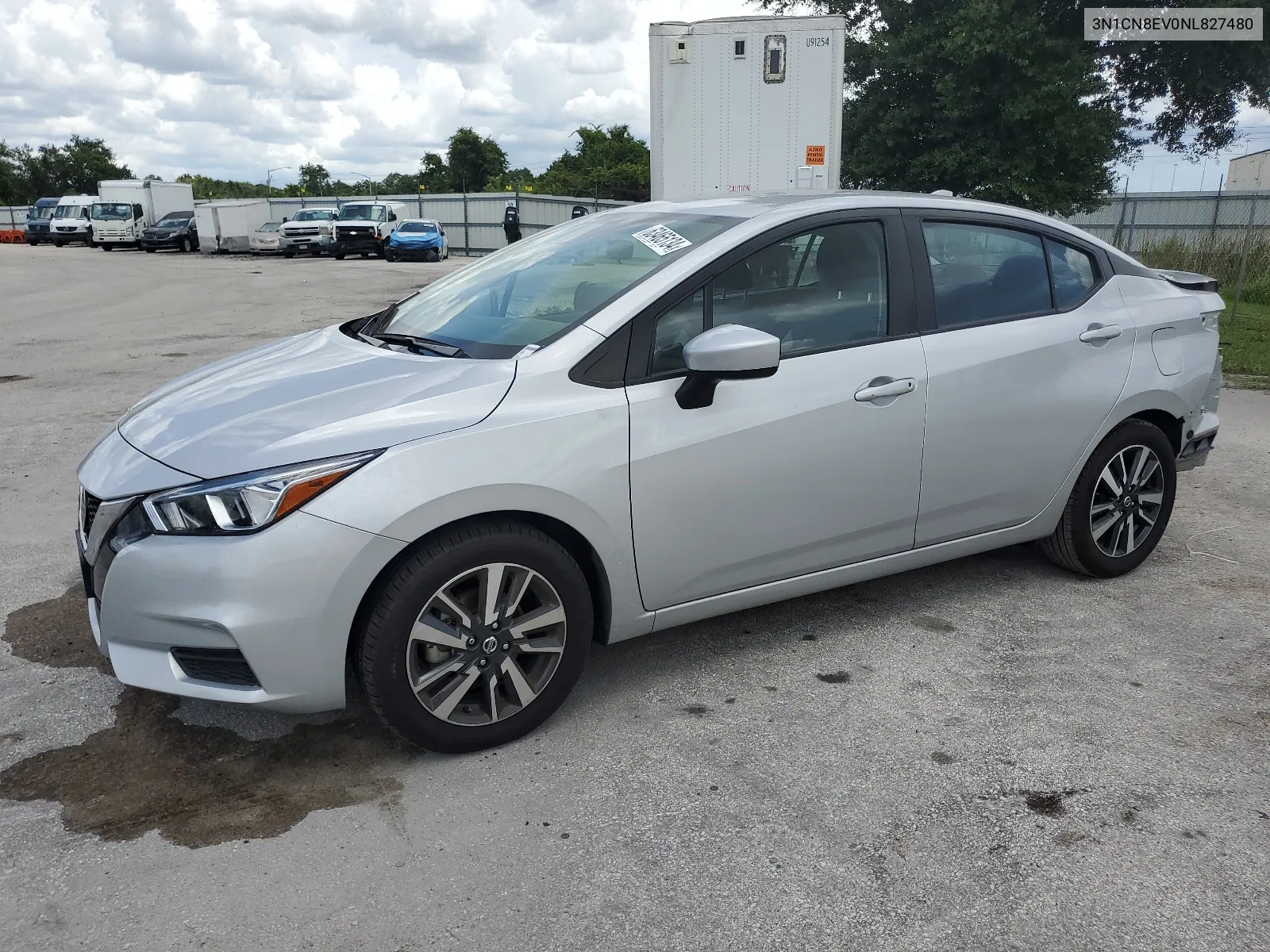 2022 Nissan Versa Sv VIN: 3N1CN8EV0NL827480 Lot: 63465134