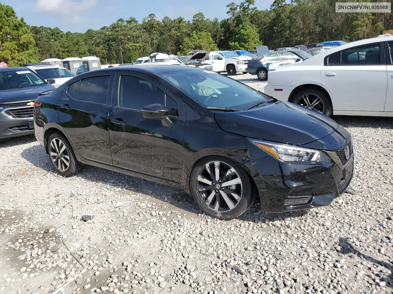 2022 Nissan Versa Sr VIN: 3N1CN8FV7NL835588 Lot: 65545754