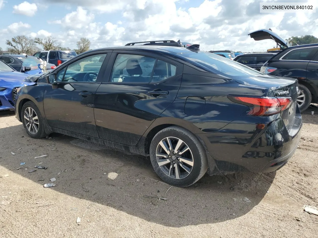 2022 Nissan Versa Sv VIN: 3N1CN8EV0NL840102 Lot: 72206244