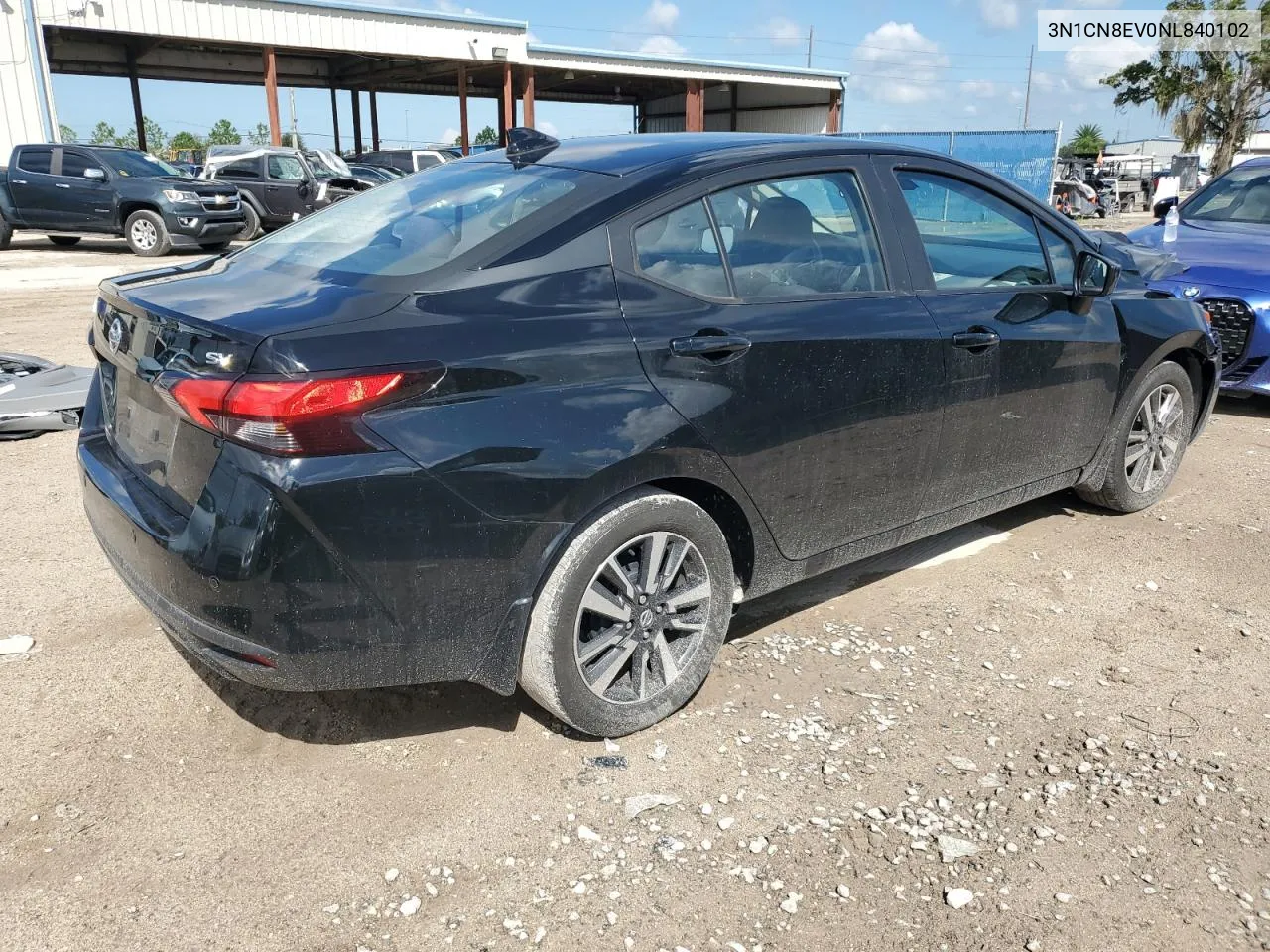 2022 Nissan Versa Sv VIN: 3N1CN8EV0NL840102 Lot: 72206244