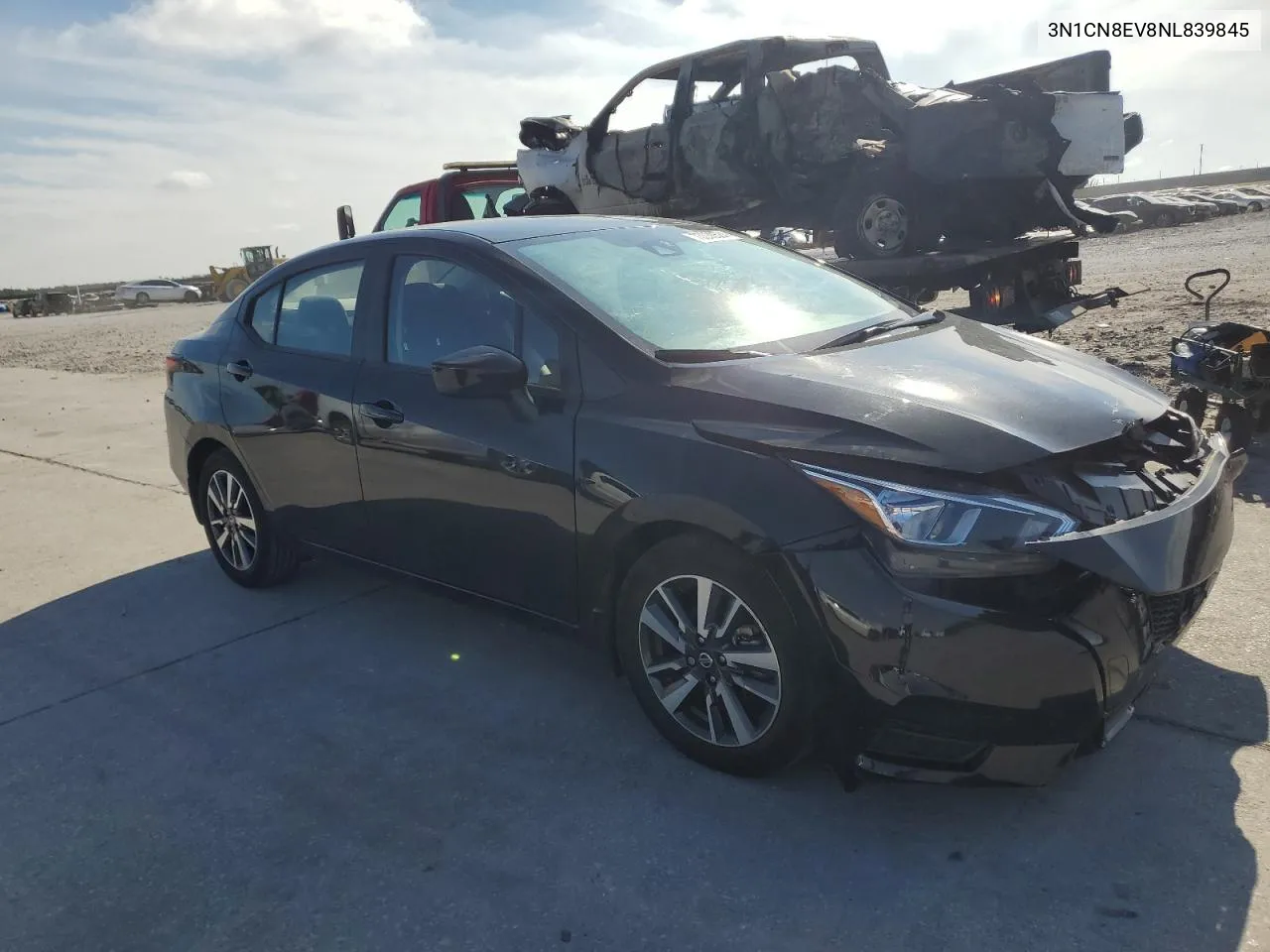 2022 Nissan Versa Sv VIN: 3N1CN8EV8NL839845 Lot: 73330524