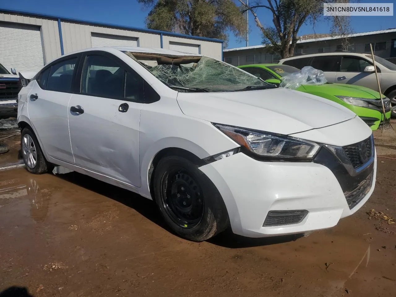 2022 Nissan Versa S VIN: 3N1CN8DV5NL841618 Lot: 77757954