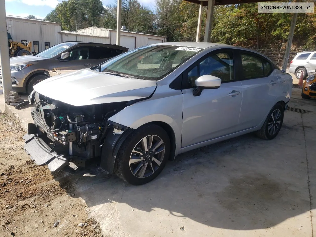 2022 Nissan Versa Sv VIN: 3N1CN8EV0NL834154 Lot: 79249494