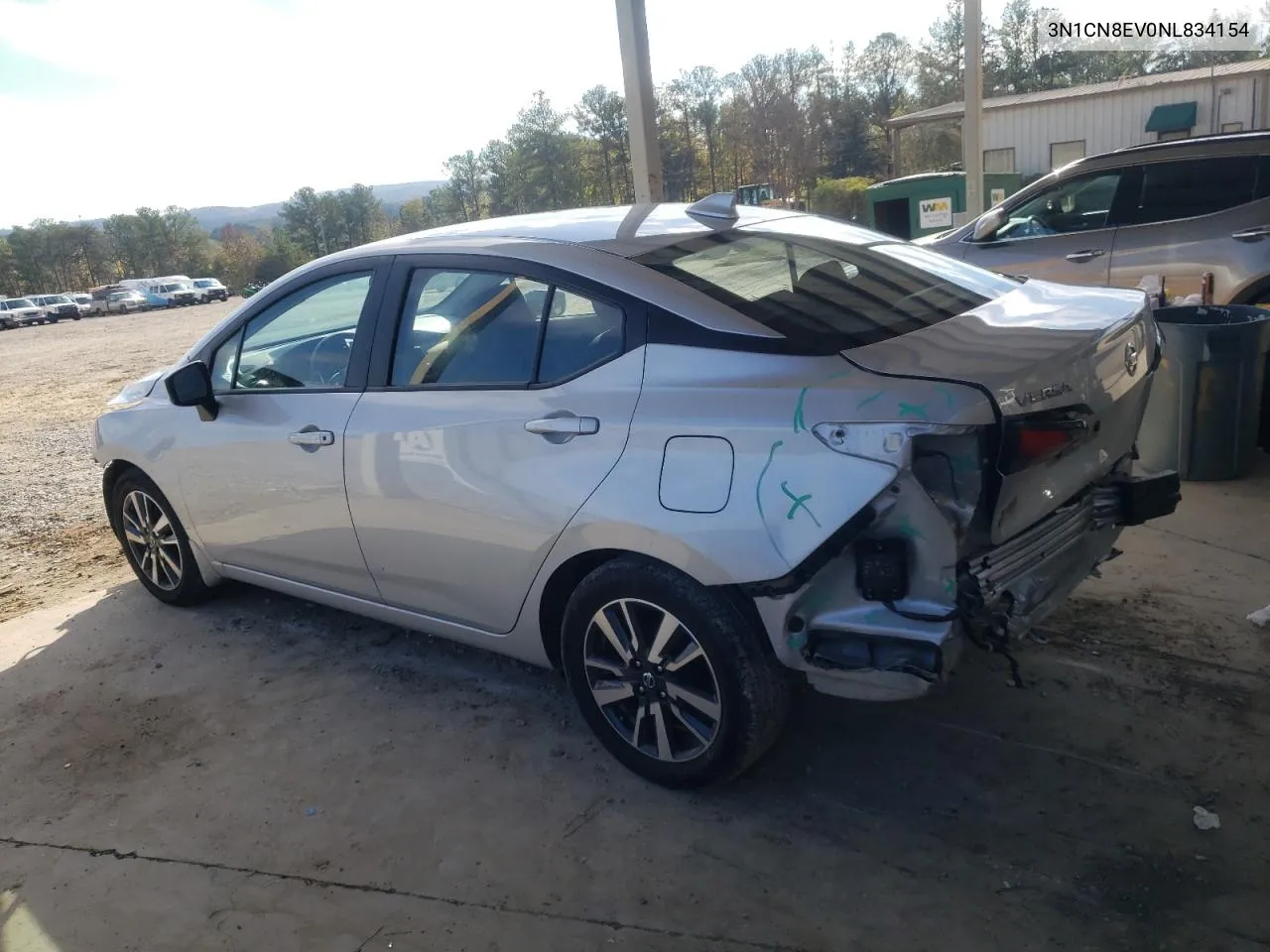 2022 Nissan Versa Sv VIN: 3N1CN8EV0NL834154 Lot: 79249494