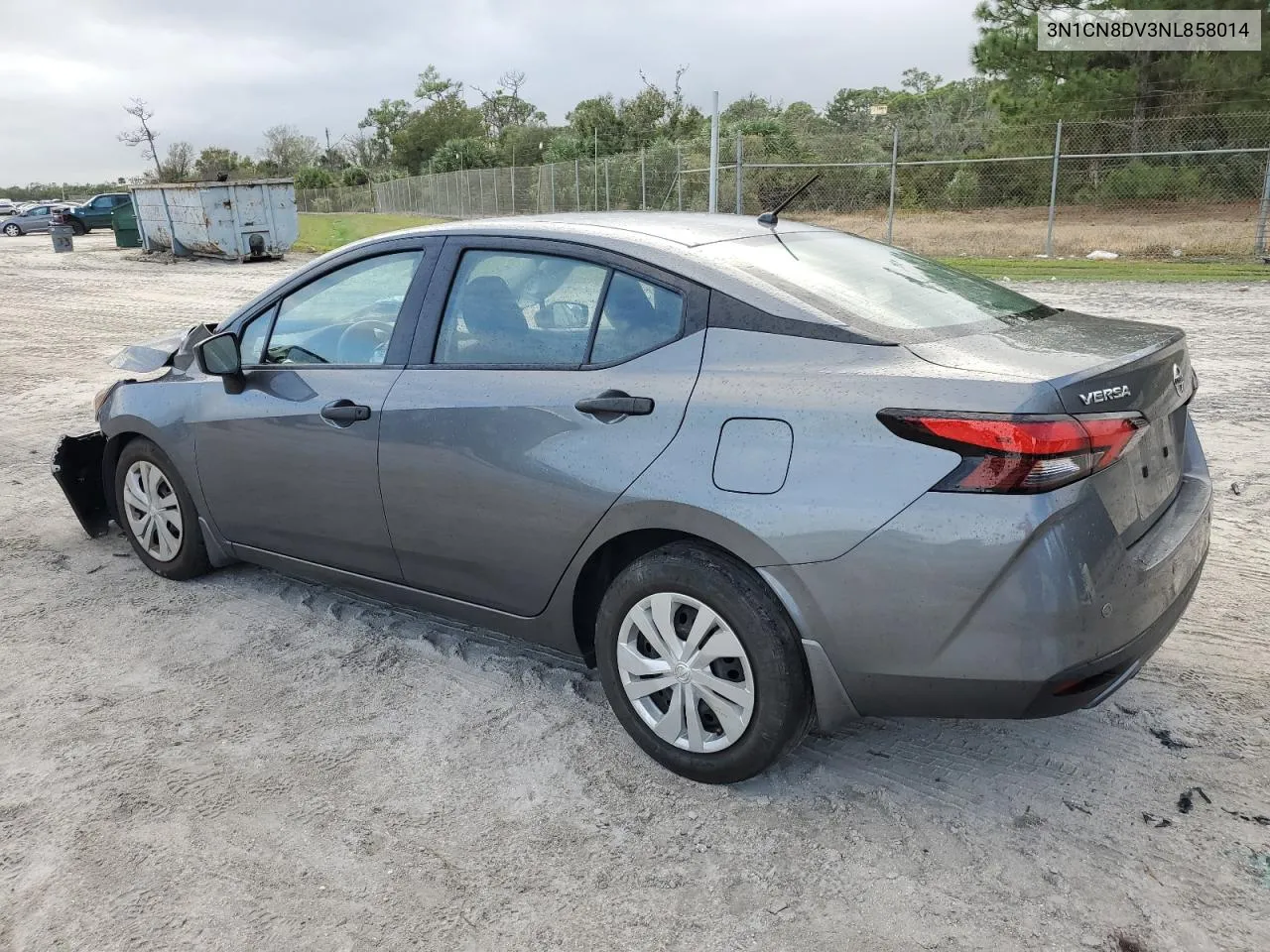 2022 Nissan Versa S VIN: 3N1CN8DV3NL858014 Lot: 79401294