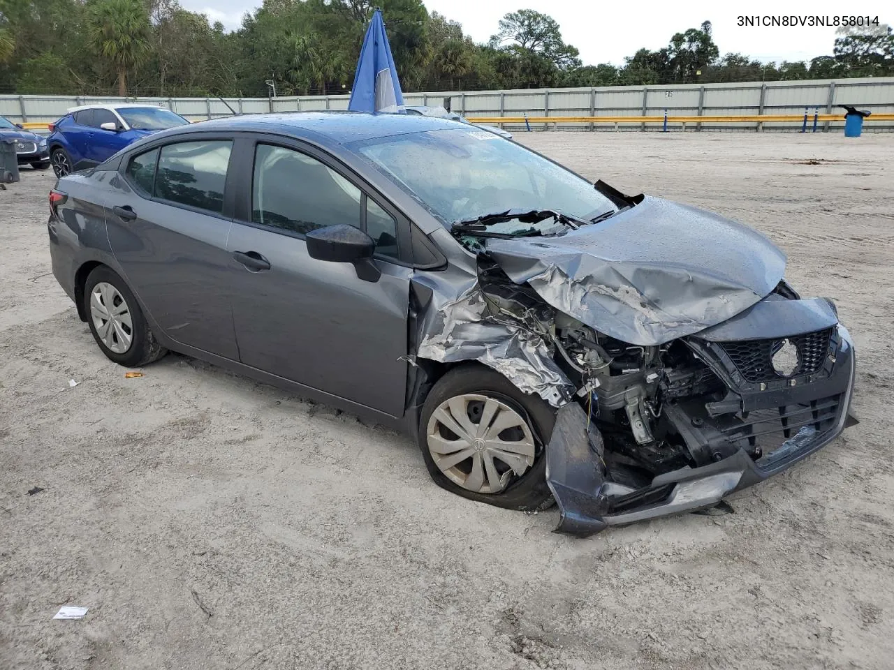 2022 Nissan Versa S VIN: 3N1CN8DV3NL858014 Lot: 79401294