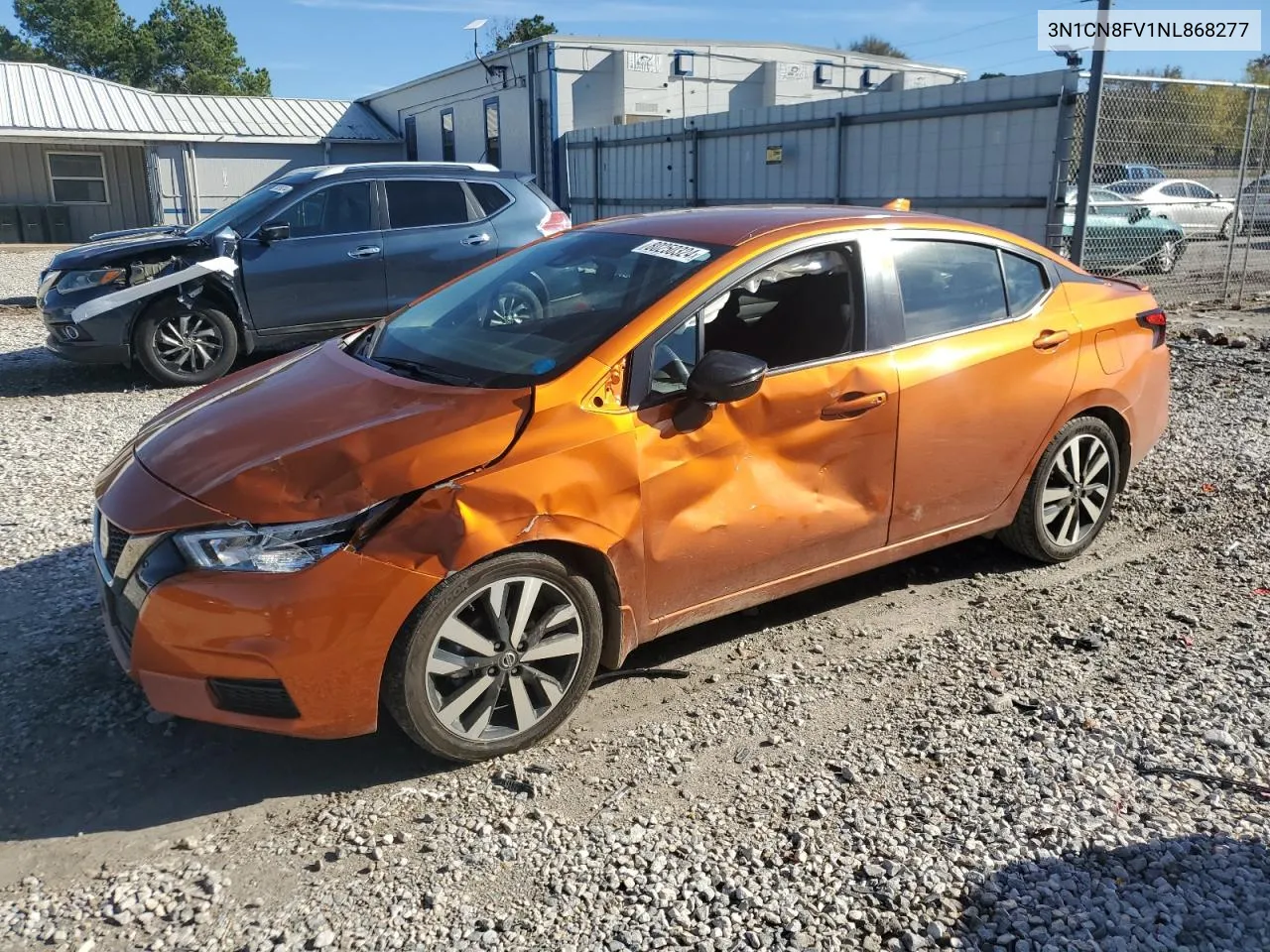 2022 Nissan Versa Sr VIN: 3N1CN8FV1NL868277 Lot: 80250324