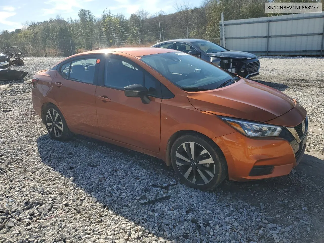 2022 Nissan Versa Sr VIN: 3N1CN8FV1NL868277 Lot: 80250324