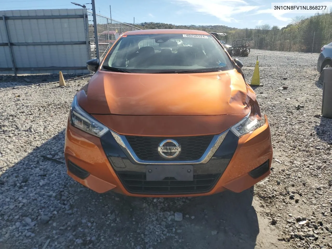 2022 Nissan Versa Sr VIN: 3N1CN8FV1NL868277 Lot: 80250324