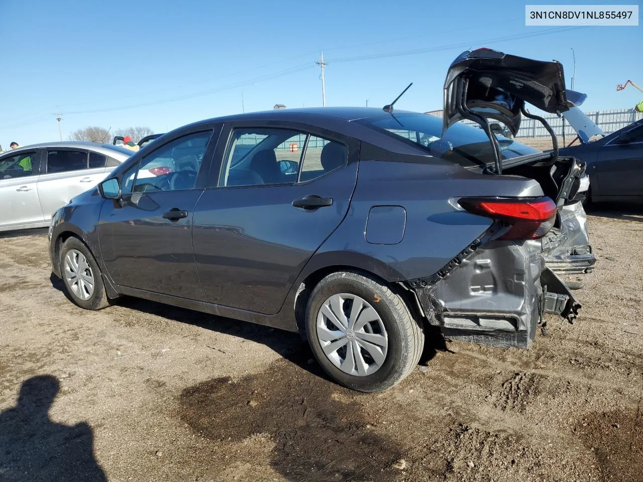 2022 Nissan Versa S VIN: 3N1CN8DV1NL855497 Lot: 80941774