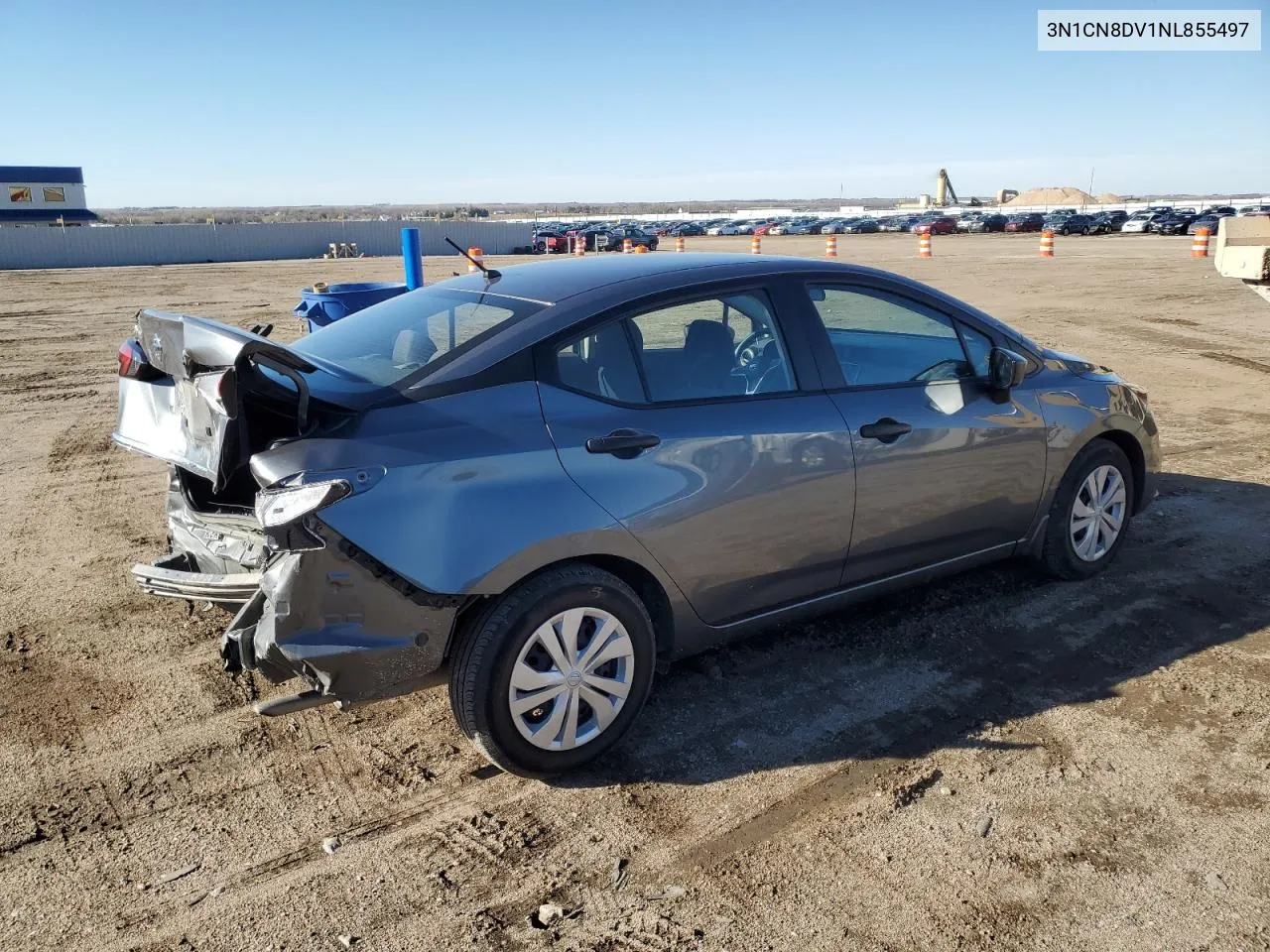 2022 Nissan Versa S VIN: 3N1CN8DV1NL855497 Lot: 80941774