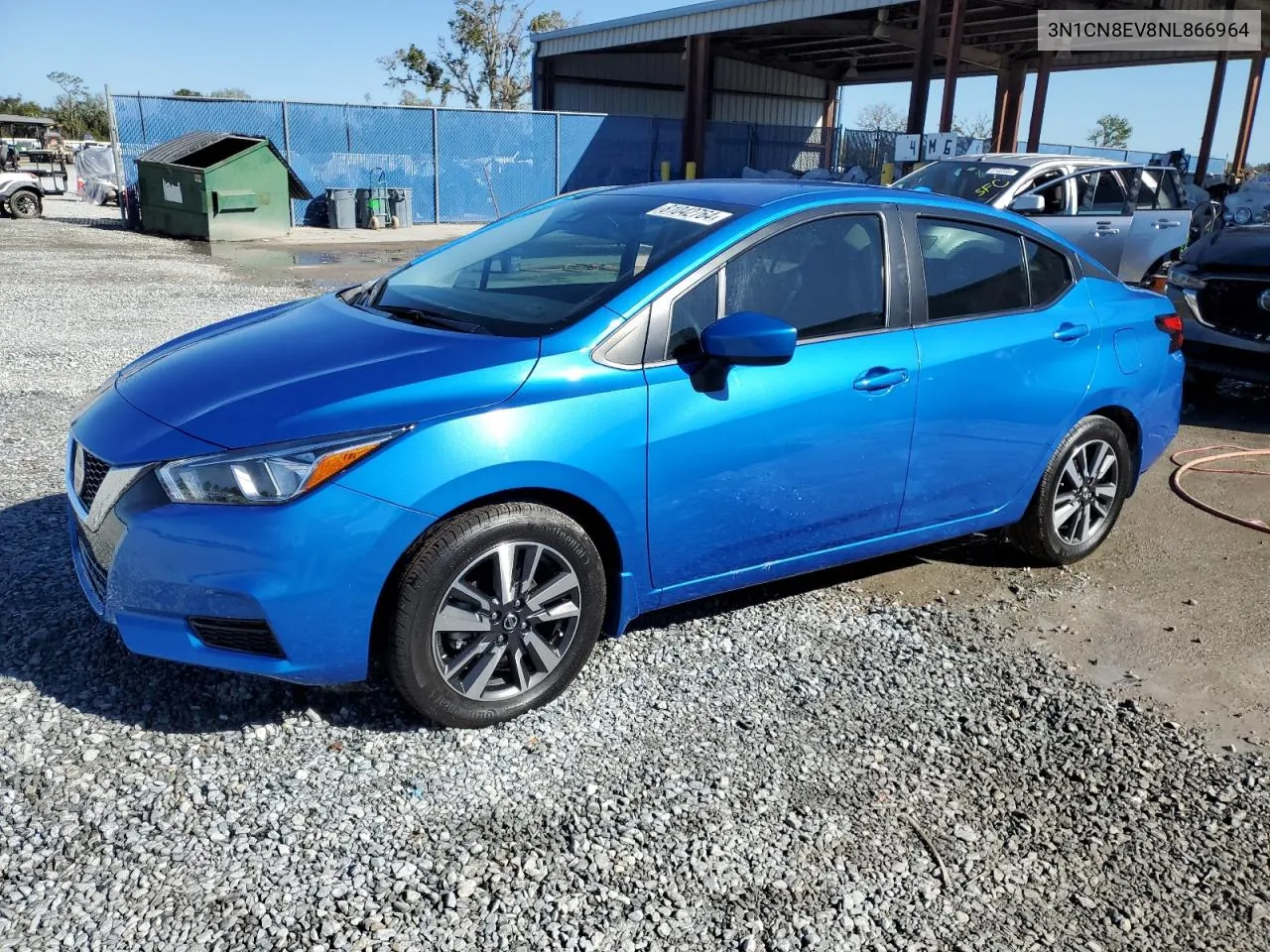 2022 Nissan Versa Sv VIN: 3N1CN8EV8NL866964 Lot: 81042764