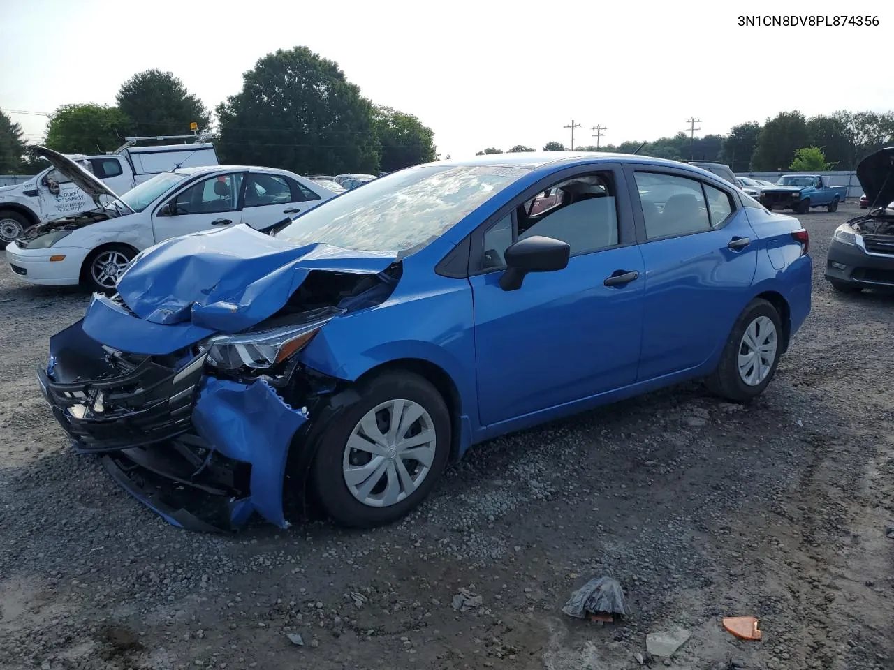 2023 Nissan Versa S VIN: 3N1CN8DV8PL874356 Lot: 53415194