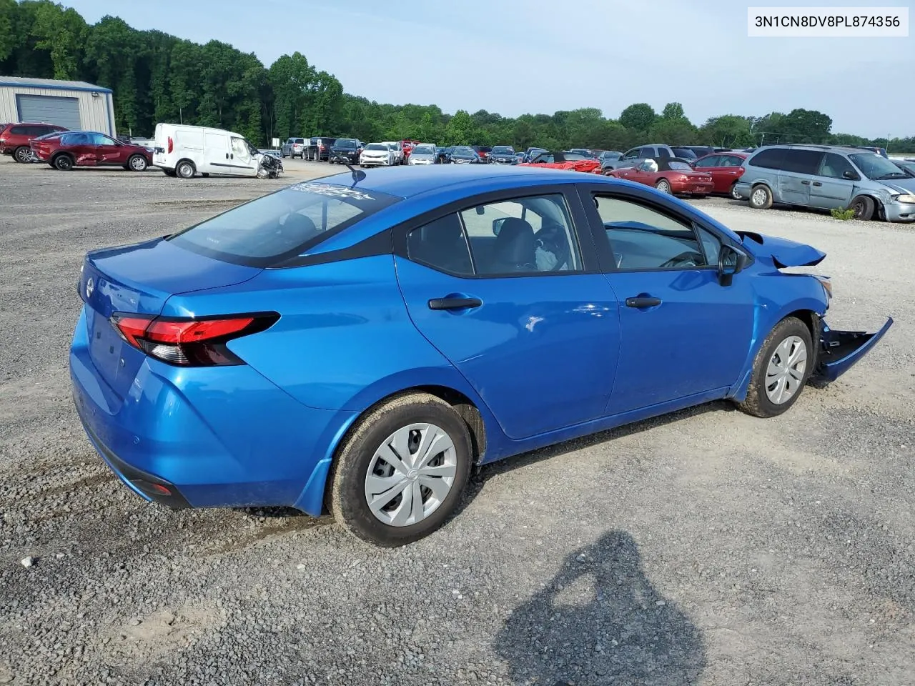 2023 Nissan Versa S VIN: 3N1CN8DV8PL874356 Lot: 53415194