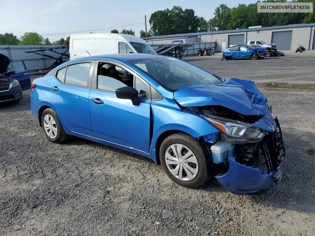 2023 Nissan Versa S VIN: 3N1CN8DV8PL874356 Lot: 53415194