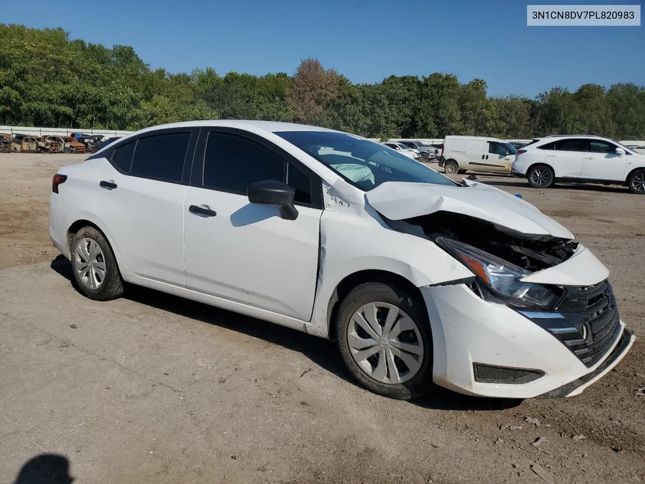 2023 Nissan Versa S VIN: 3N1CN8DV7PL820983 Lot: 71664974