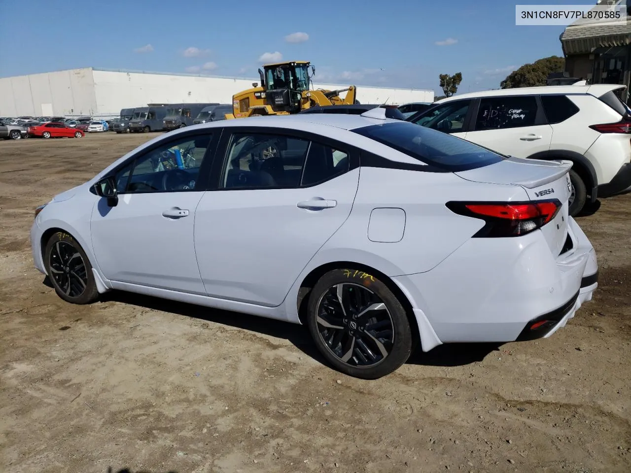 2023 Nissan Versa Sr VIN: 3N1CN8FV7PL870585 Lot: 79137034