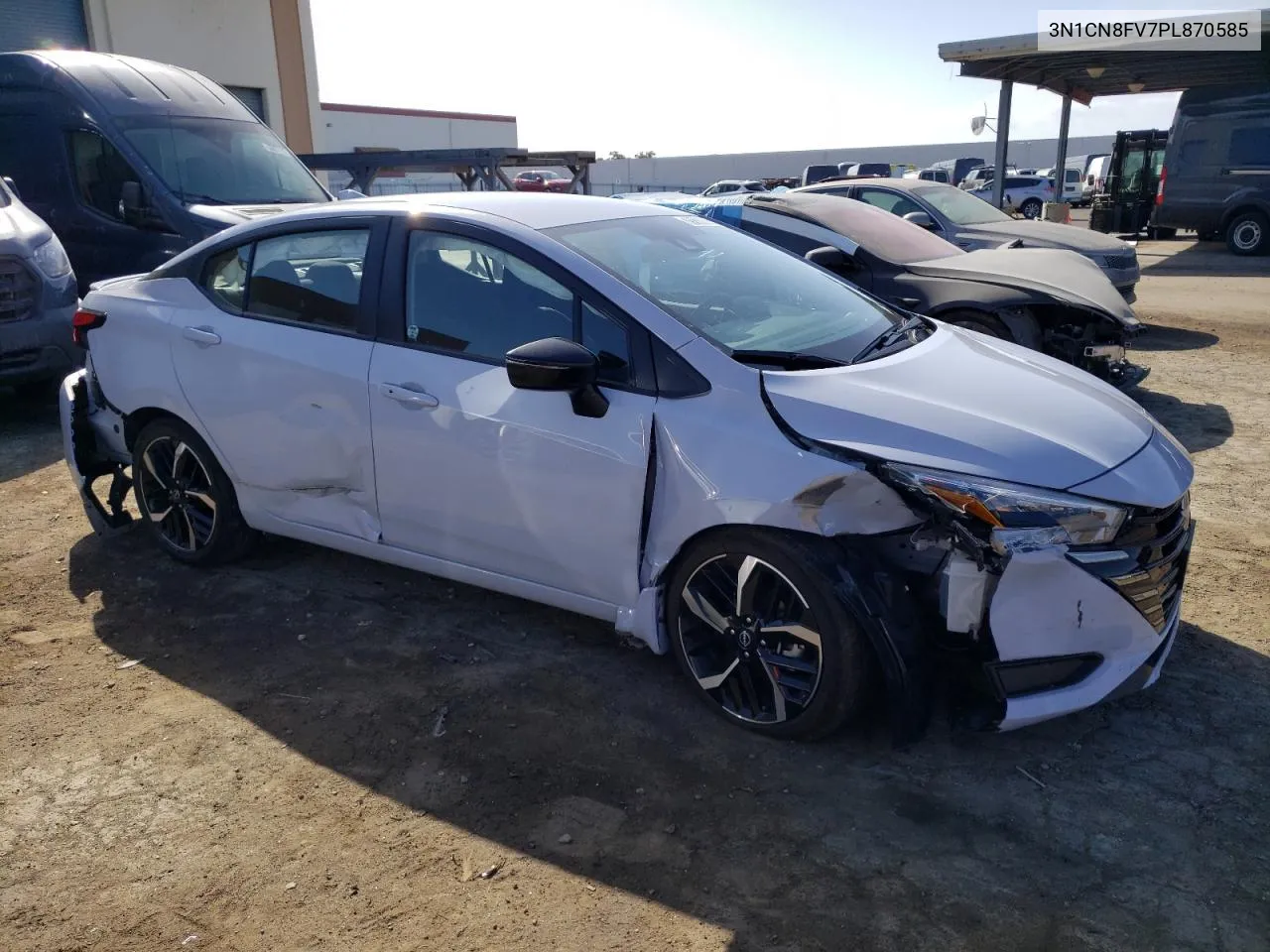 2023 Nissan Versa Sr VIN: 3N1CN8FV7PL870585 Lot: 79137034