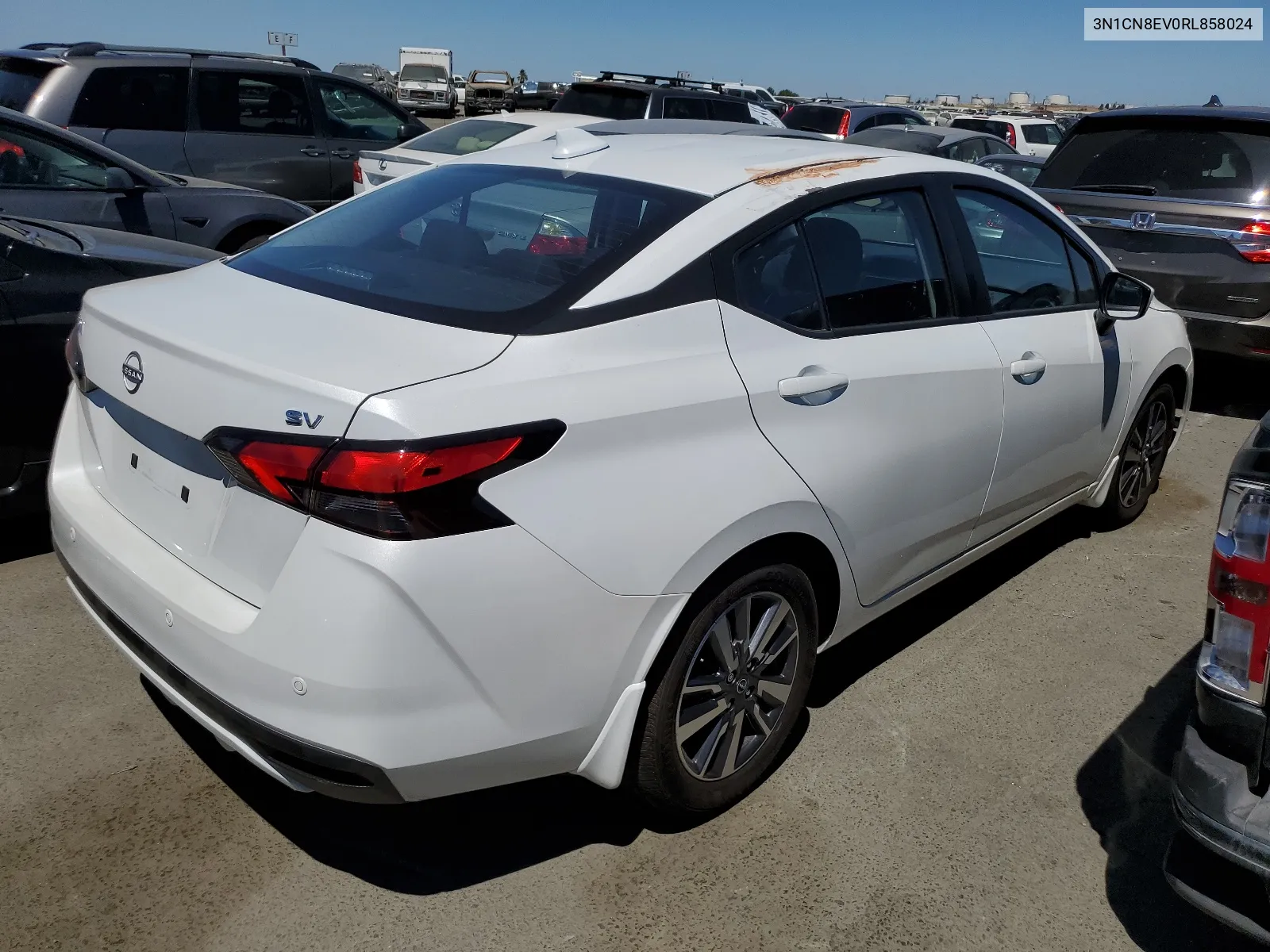 2024 Nissan Versa Sv VIN: 3N1CN8EV0RL858024 Lot: 61353794