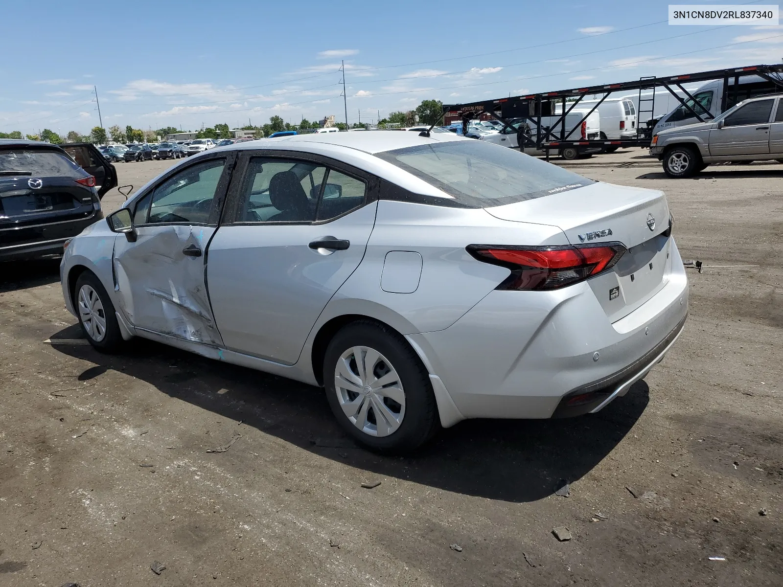 2024 Nissan Versa S VIN: 3N1CN8DV2RL837340 Lot: 61462204