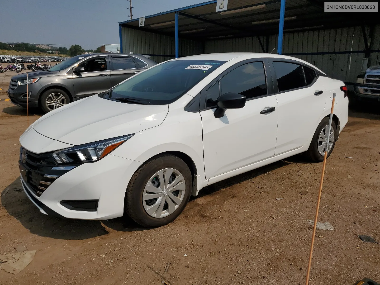 2024 Nissan Versa S VIN: 3N1CN8DV0RL838860 Lot: 64488164