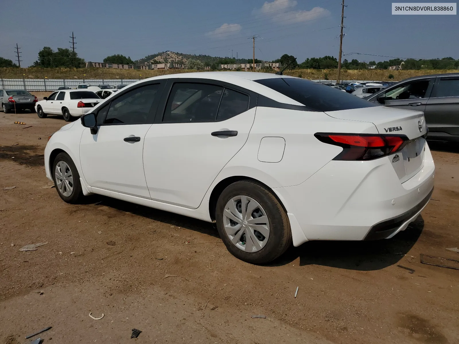 2024 Nissan Versa S VIN: 3N1CN8DV0RL838860 Lot: 64488164