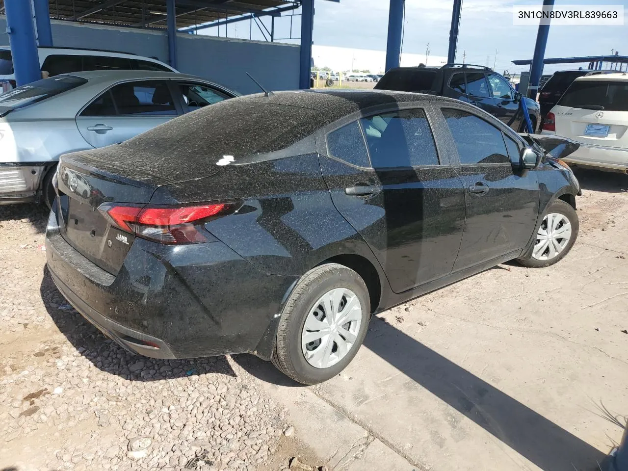 2024 Nissan Versa S VIN: 3N1CN8DV3RL839663 Lot: 66597624