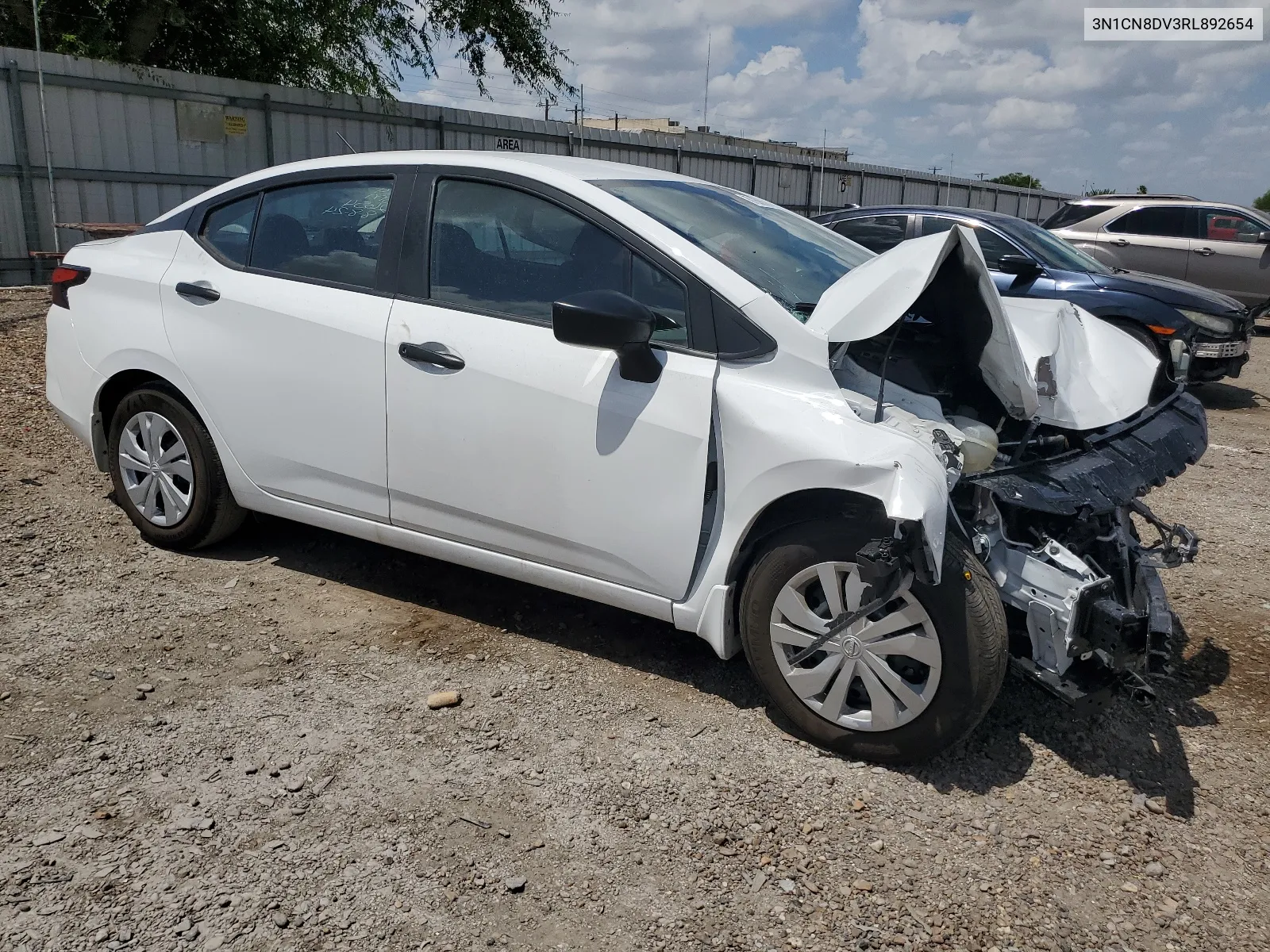 2024 Nissan Versa S VIN: 3N1CN8DV3RL892654 Lot: 67269914