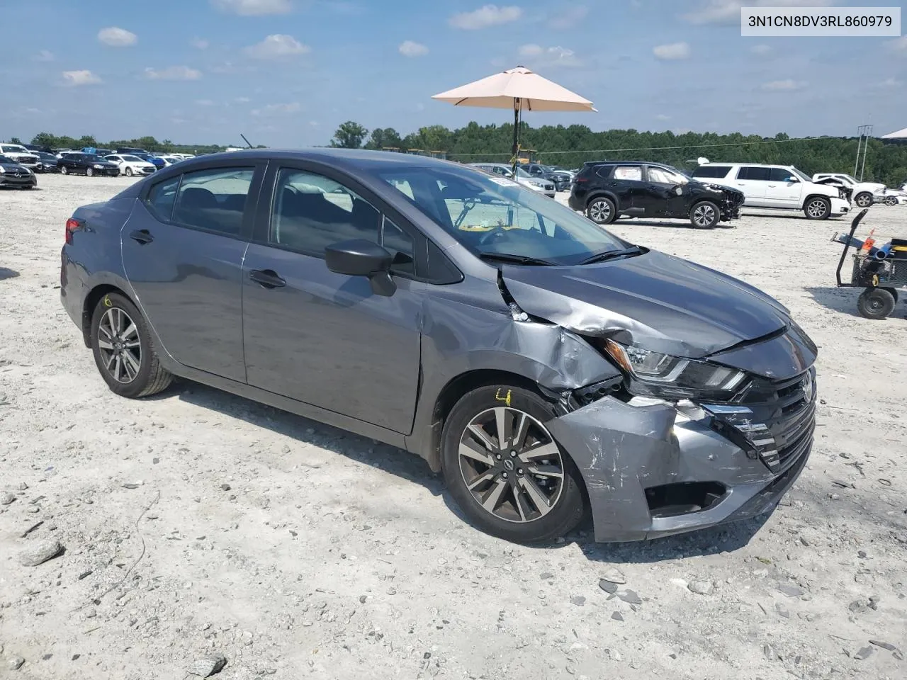 2024 Nissan Versa S VIN: 3N1CN8DV3RL860979 Lot: 67528394