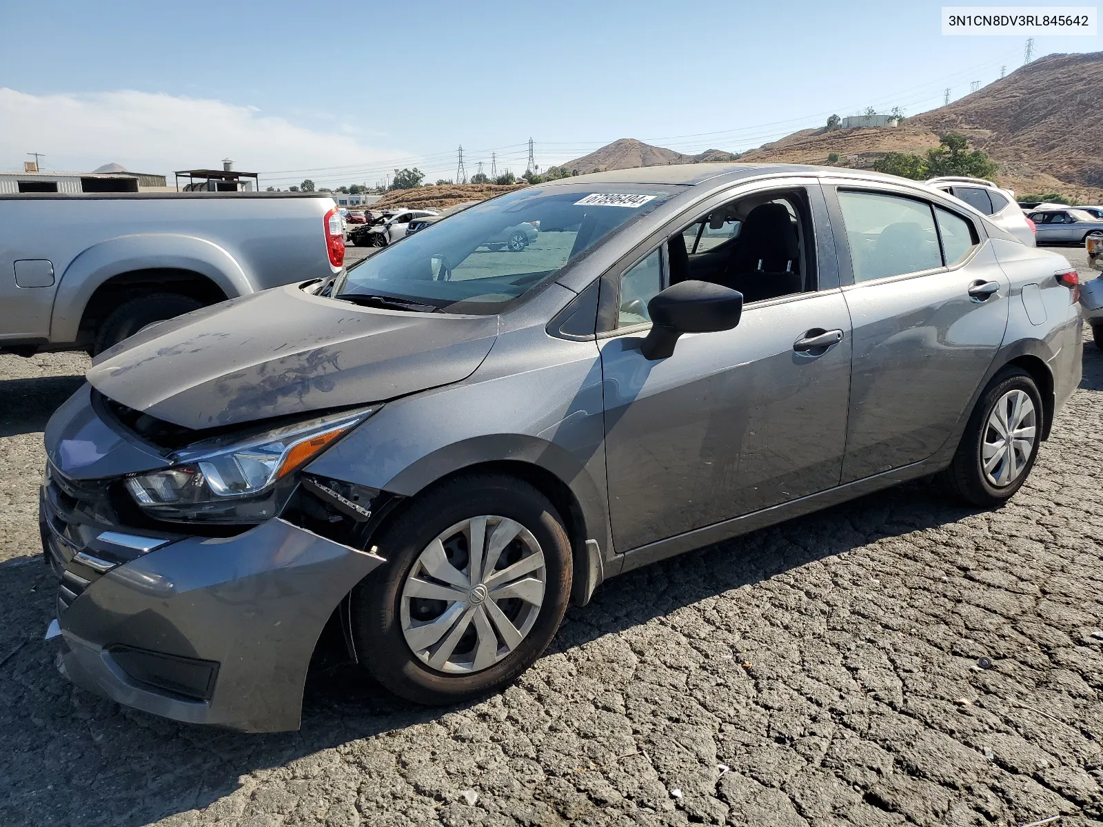 2024 Nissan Versa S VIN: 3N1CN8DV3RL845642 Lot: 67896494