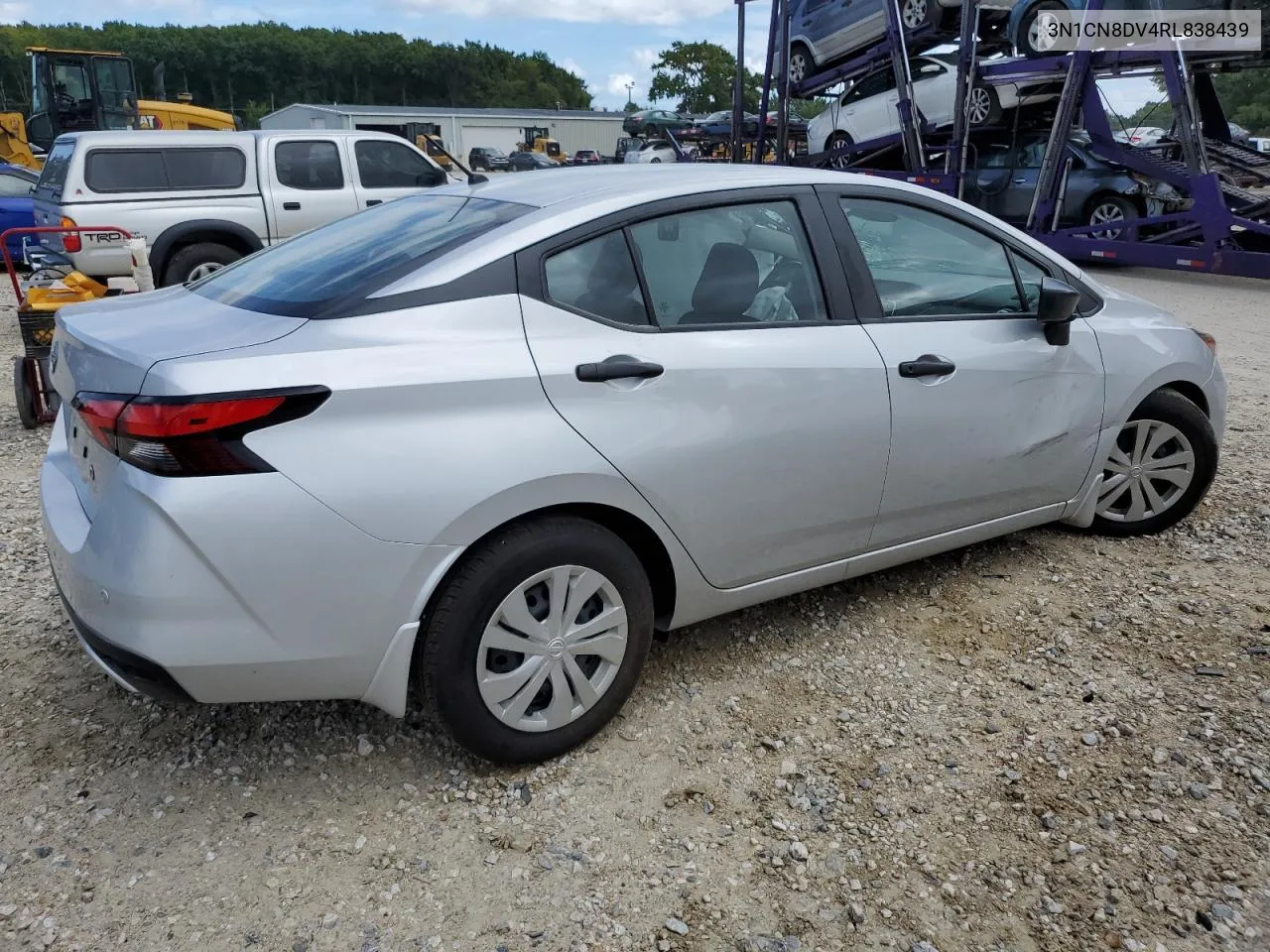 2024 Nissan Versa S VIN: 3N1CN8DV4RL838439 Lot: 68920474