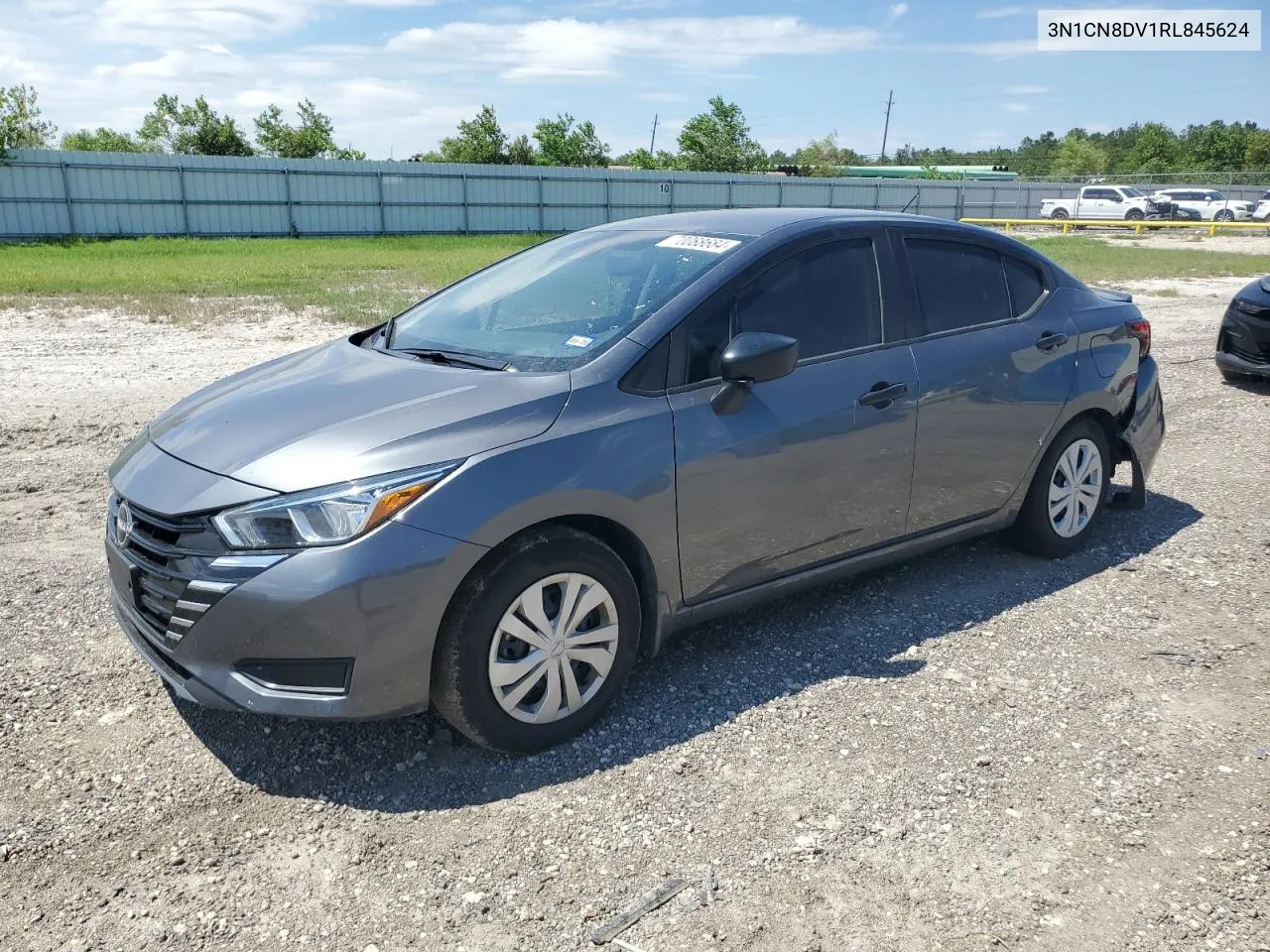 2024 Nissan Versa S VIN: 3N1CN8DV1RL845624 Lot: 70088684