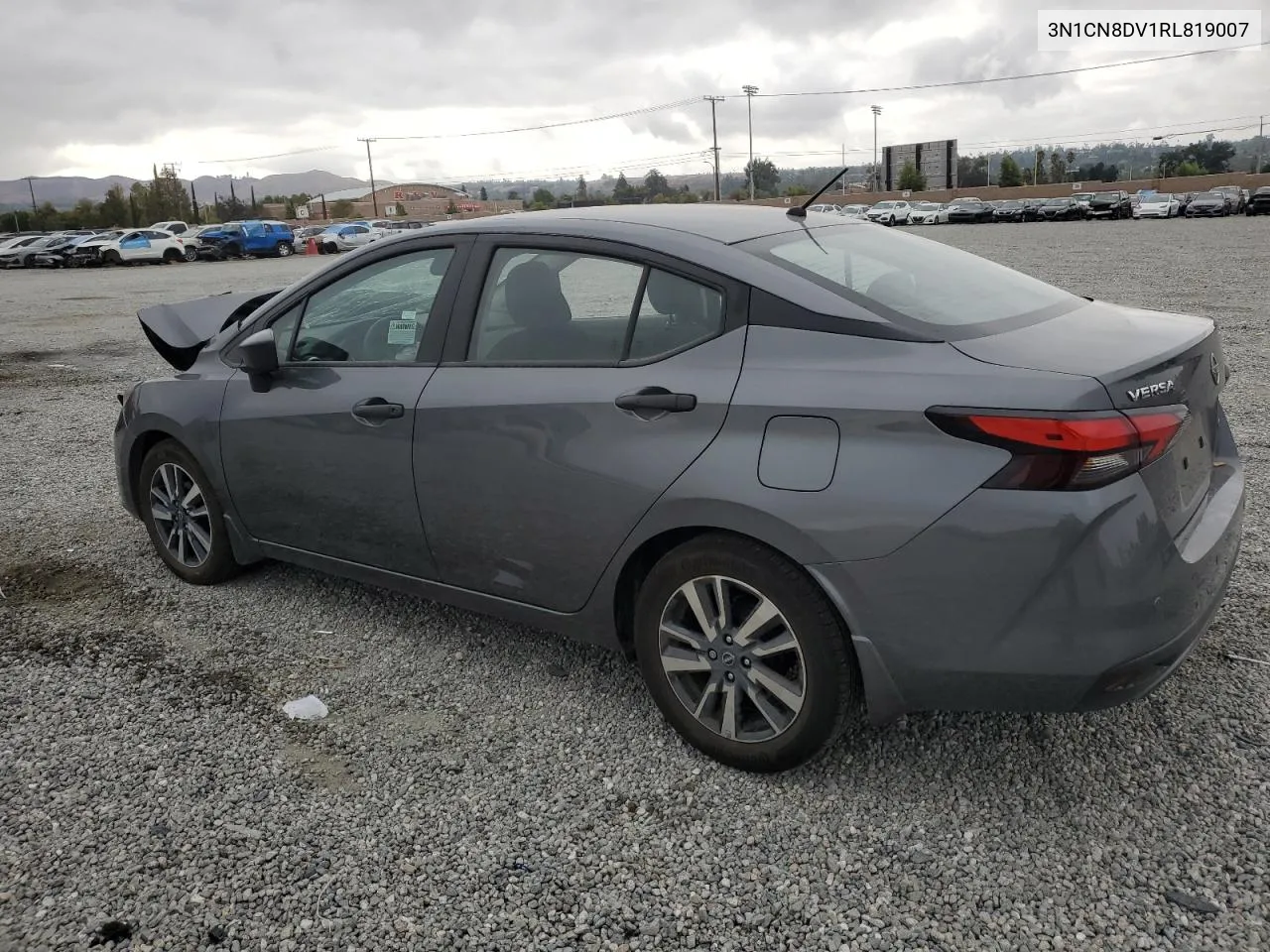 2024 Nissan Versa S VIN: 3N1CN8DV1RL819007 Lot: 72087474