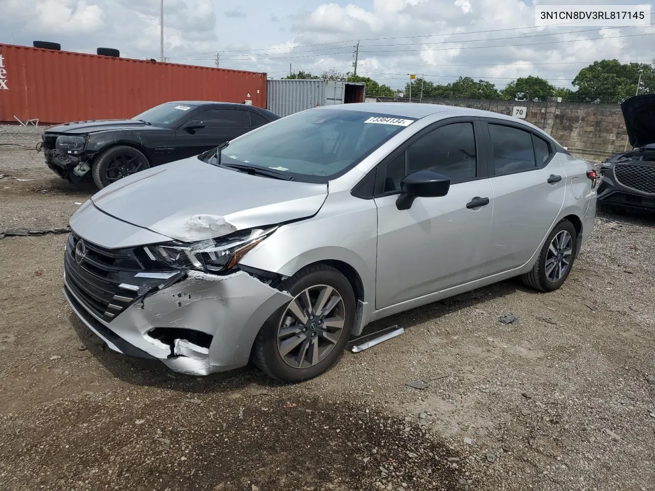 2024 Nissan Versa S VIN: 3N1CN8DV3RL817145 Lot: 73364134