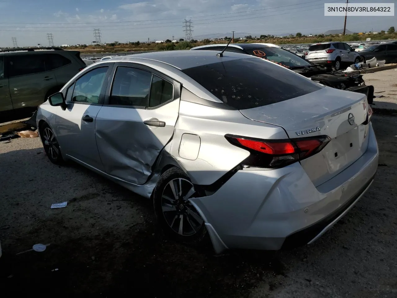 2024 Nissan Versa S VIN: 3N1CN8DV3RL864322 Lot: 75204964