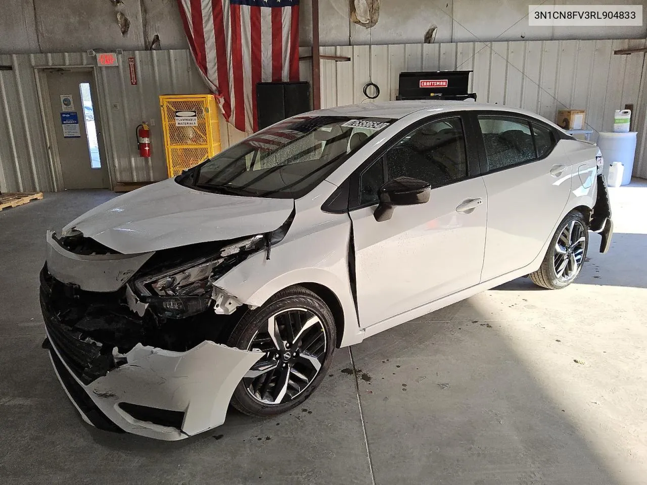 2024 Nissan Versa Sr VIN: 3N1CN8FV3RL904833 Lot: 76358654