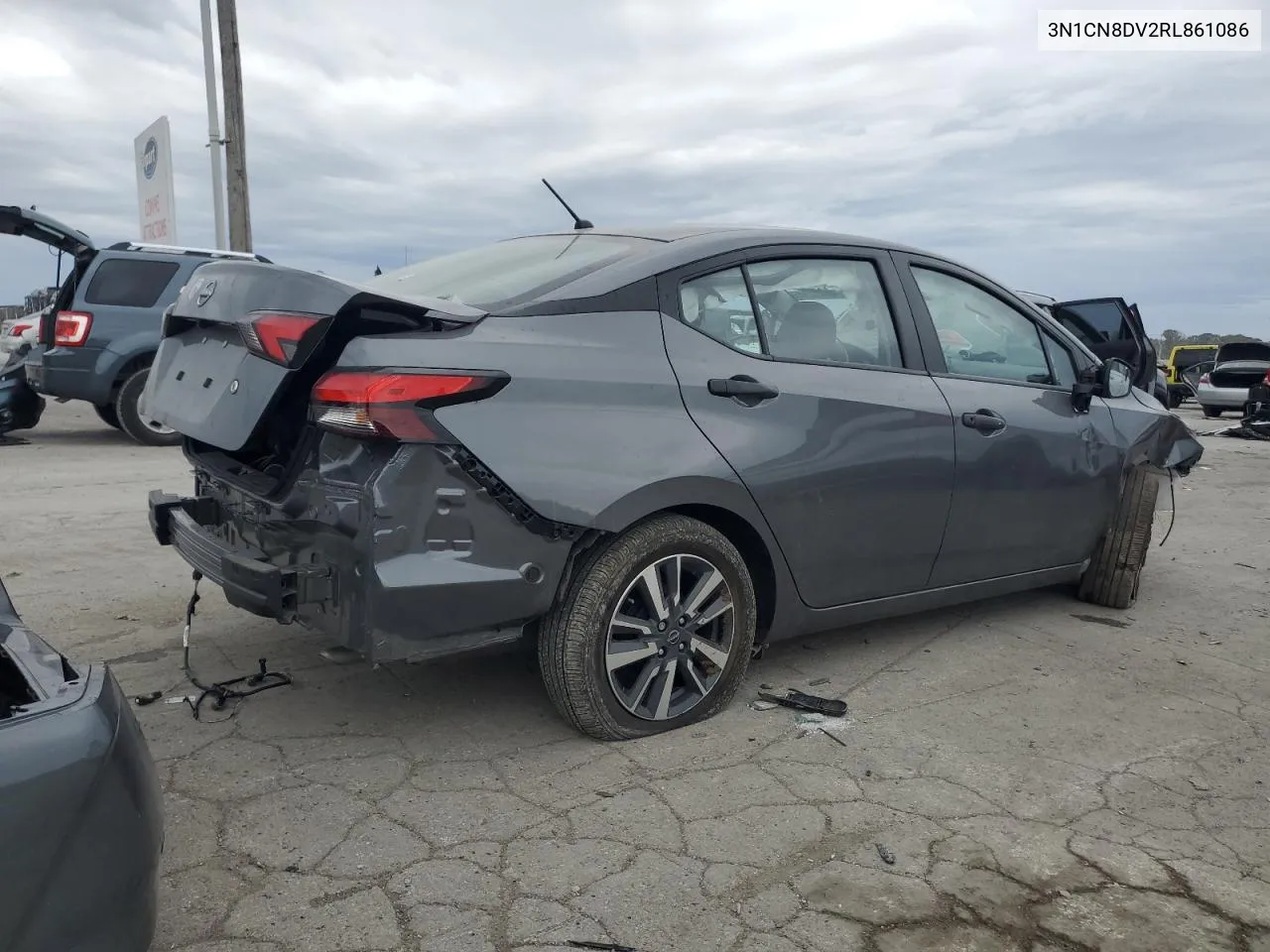 2024 Nissan Versa S VIN: 3N1CN8DV2RL861086 Lot: 80049234