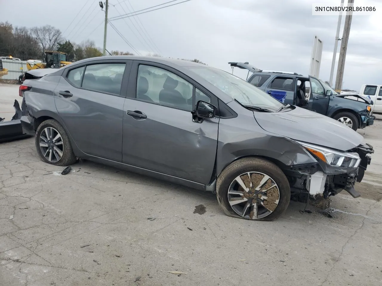 2024 Nissan Versa S VIN: 3N1CN8DV2RL861086 Lot: 80049234