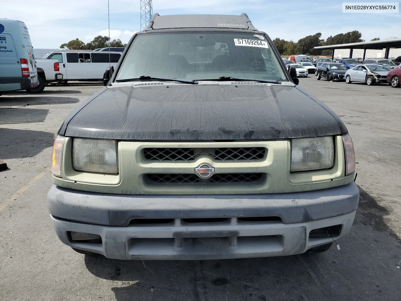 2000 Nissan Xterra Xe VIN: 5N1ED28YXYC556774 Lot: 57169264