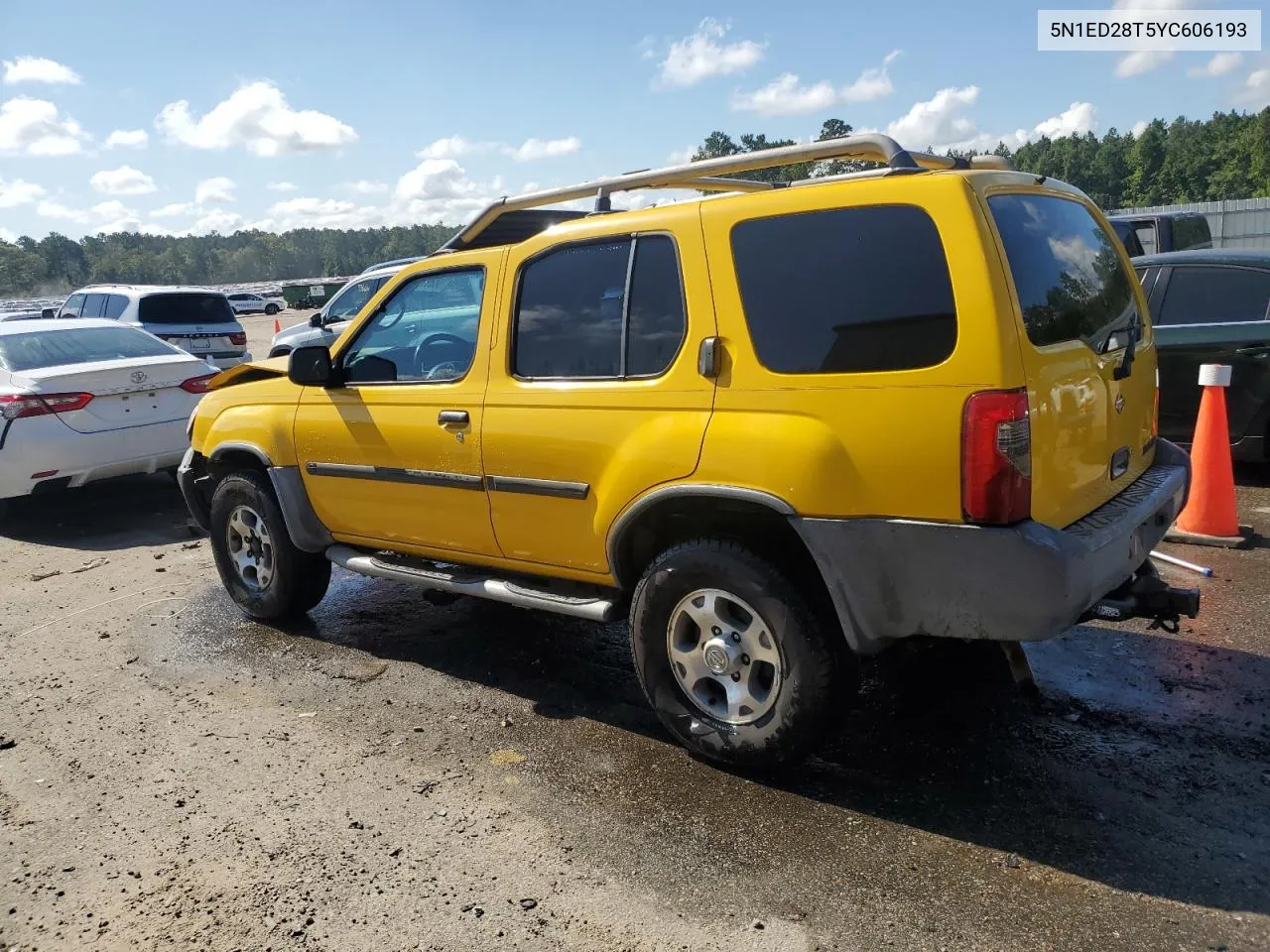 2000 Nissan Xterra Xe VIN: 5N1ED28T5YC606193 Lot: 68897804