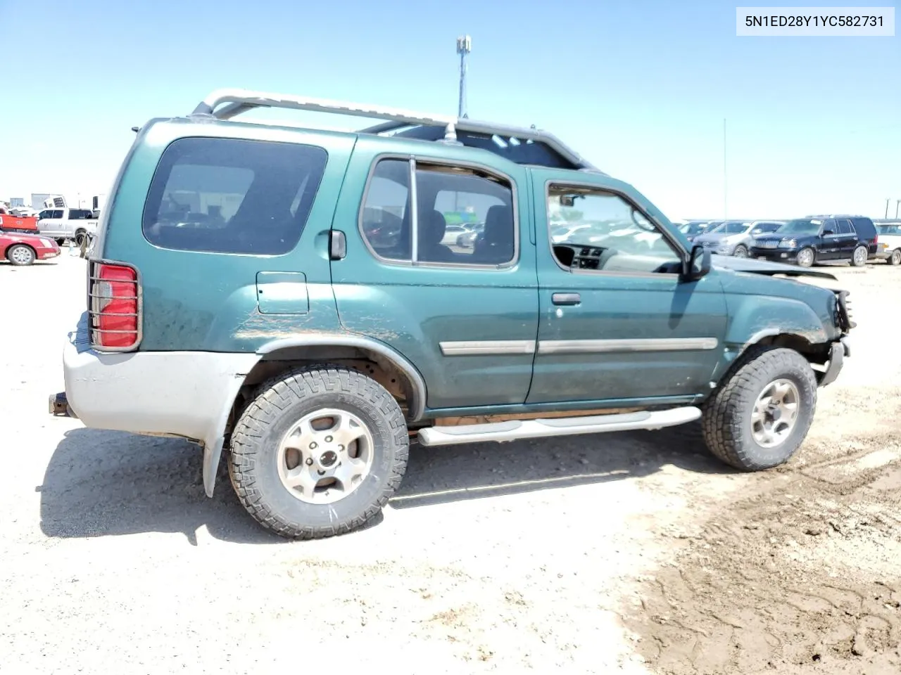 2000 Nissan Xterra Xe VIN: 5N1ED28Y1YC582731 Lot: 74225994