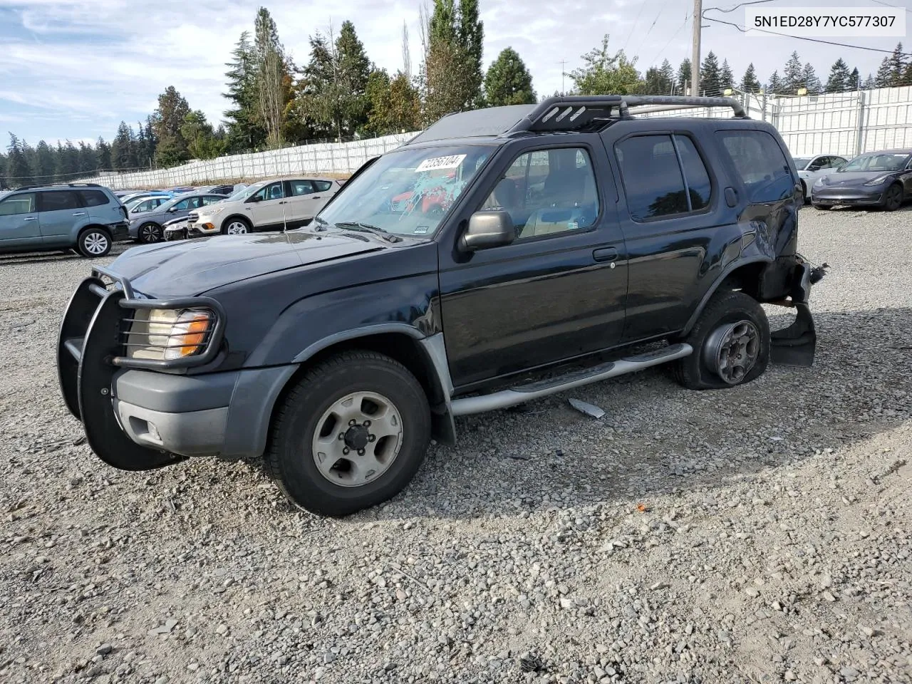 2000 Nissan Xterra Xe VIN: 5N1ED28Y7YC577307 Lot: 75048794