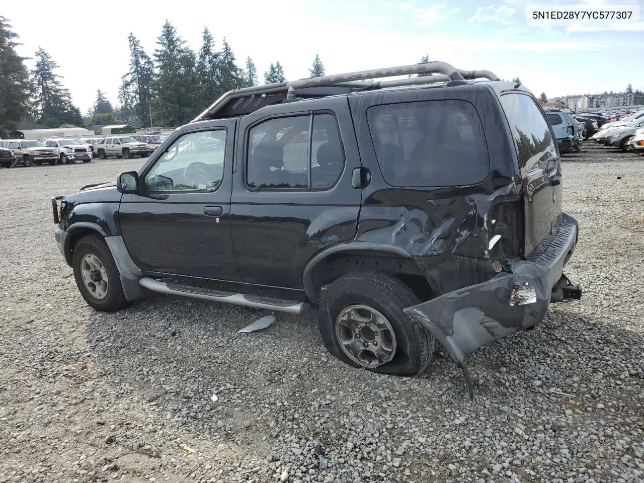 2000 Nissan Xterra Xe VIN: 5N1ED28Y7YC577307 Lot: 75048794