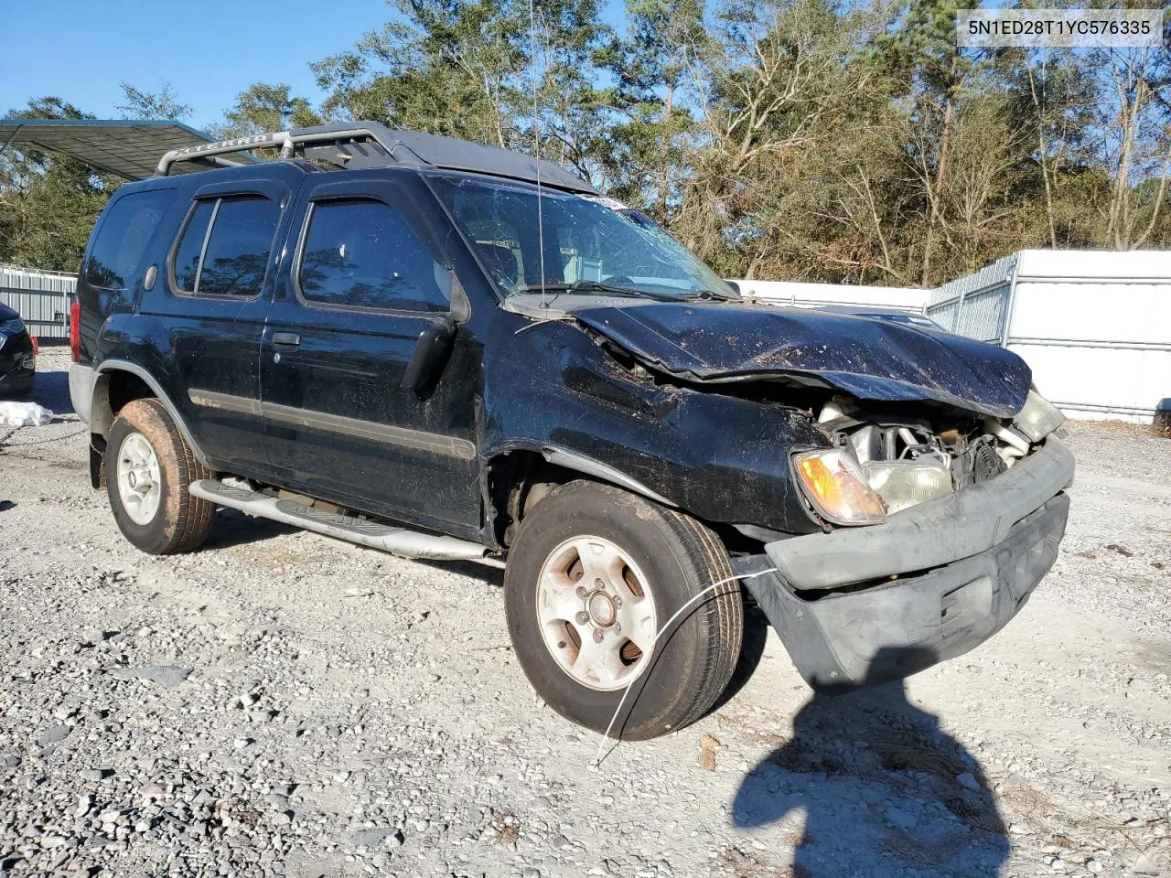 2000 Nissan Xterra Xe VIN: 5N1ED28T1YC576335 Lot: 75120994