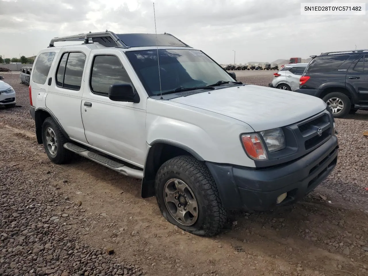 2000 Nissan Xterra Xe VIN: 5N1ED28T0YC571482 Lot: 76245694