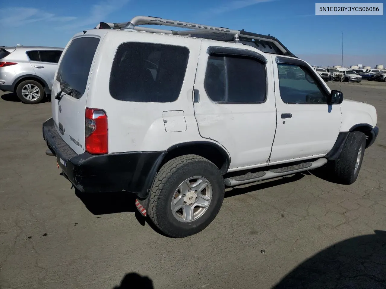 2000 Nissan Xterra Xe VIN: 5N1ED28Y3YC506086 Lot: 76780474