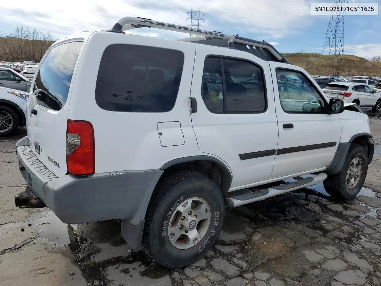 2001 Nissan Xterra Xe VIN: 5N1ED28T71C511625 Lot: 50825864