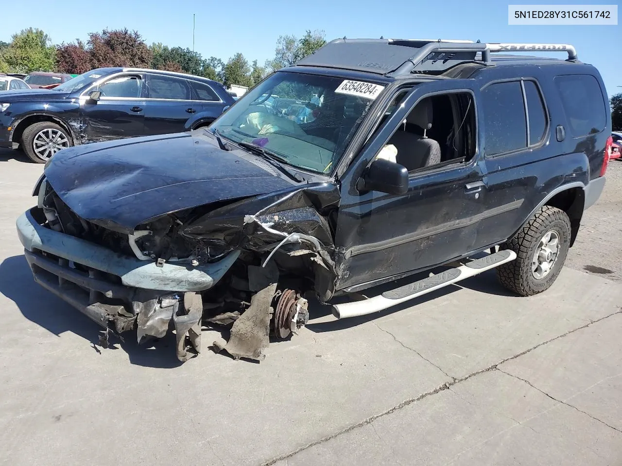 2001 Nissan Xterra Xe VIN: 5N1ED28Y31C561742 Lot: 63548284