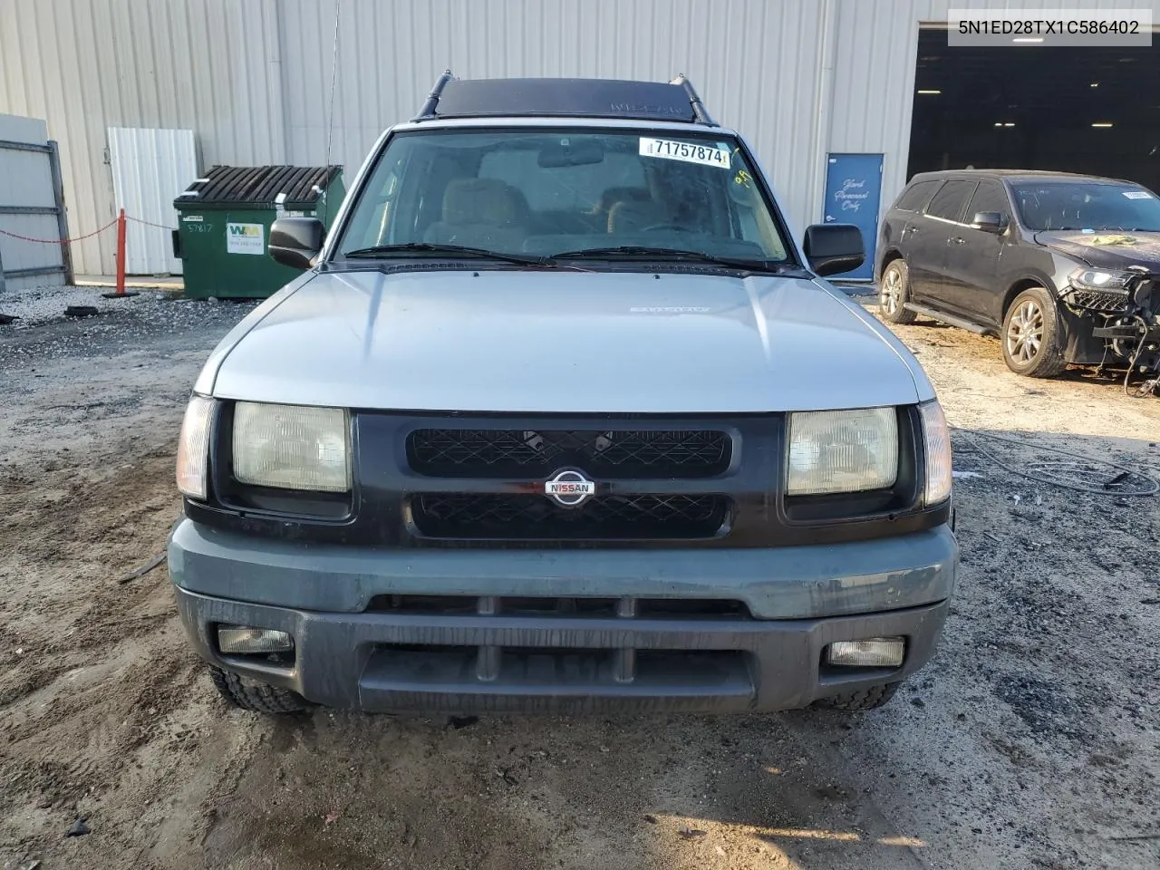 2001 Nissan Xterra Xe VIN: 5N1ED28TX1C586402 Lot: 71757874