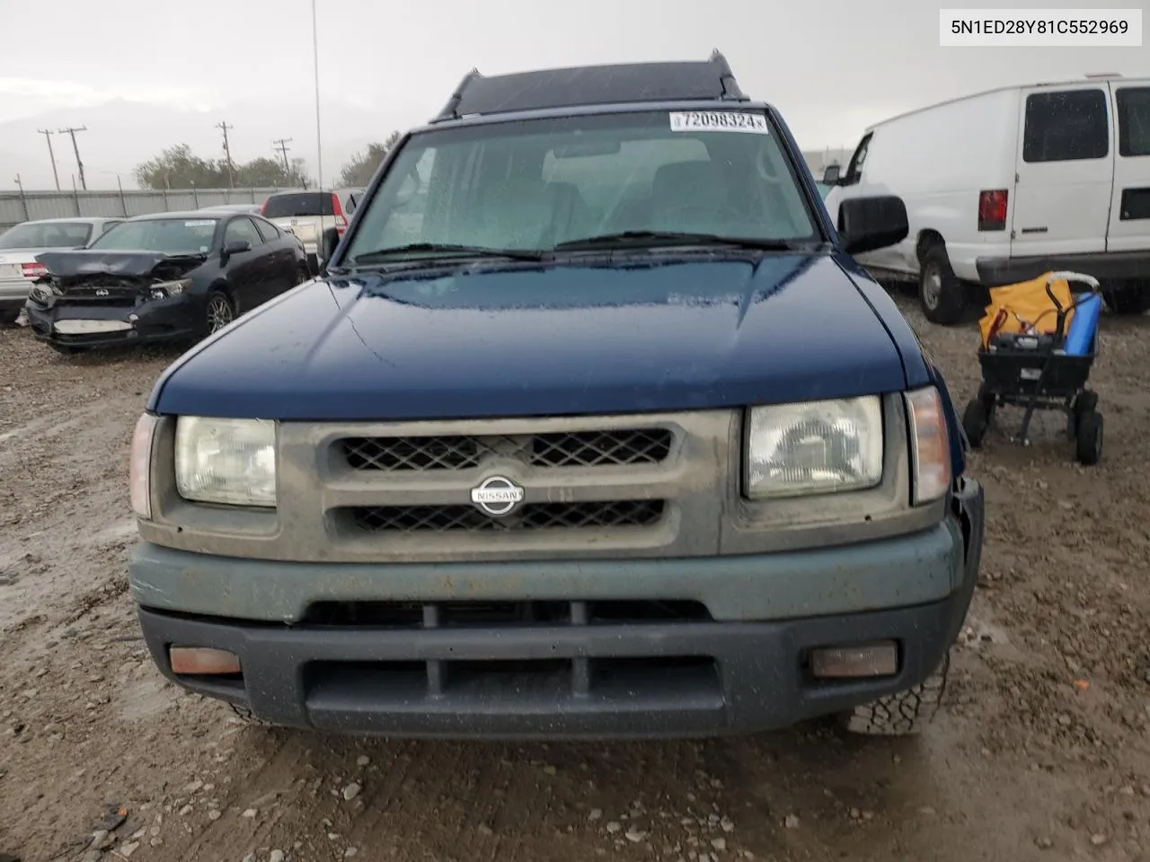 2001 Nissan Xterra Xe VIN: 5N1ED28Y81C552969 Lot: 72098324